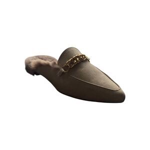 Espirit Women's Patsey Embellished Mules Beige Size 6M NWB